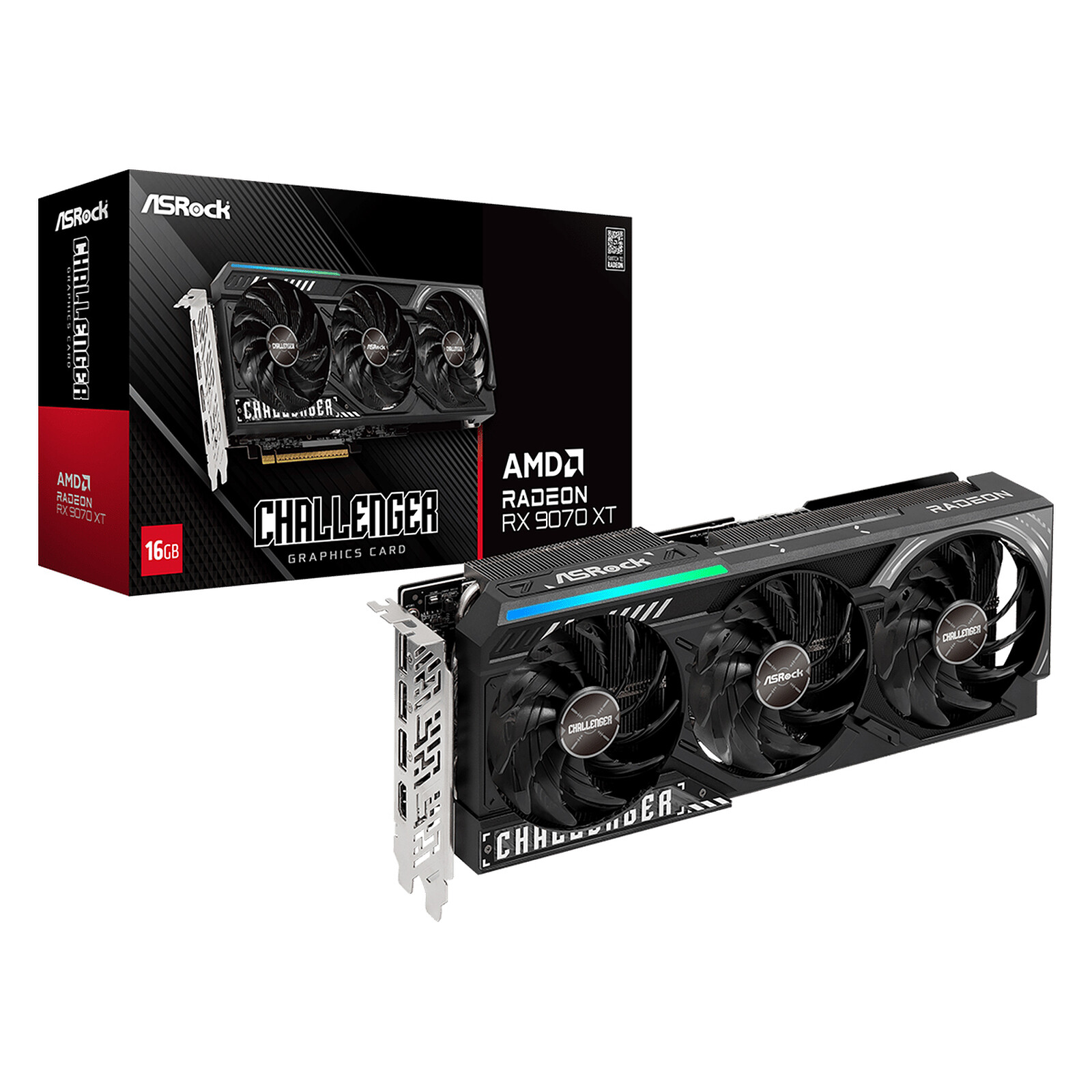 ASROCK Radeon RX 9070 XT Challenger 16GB