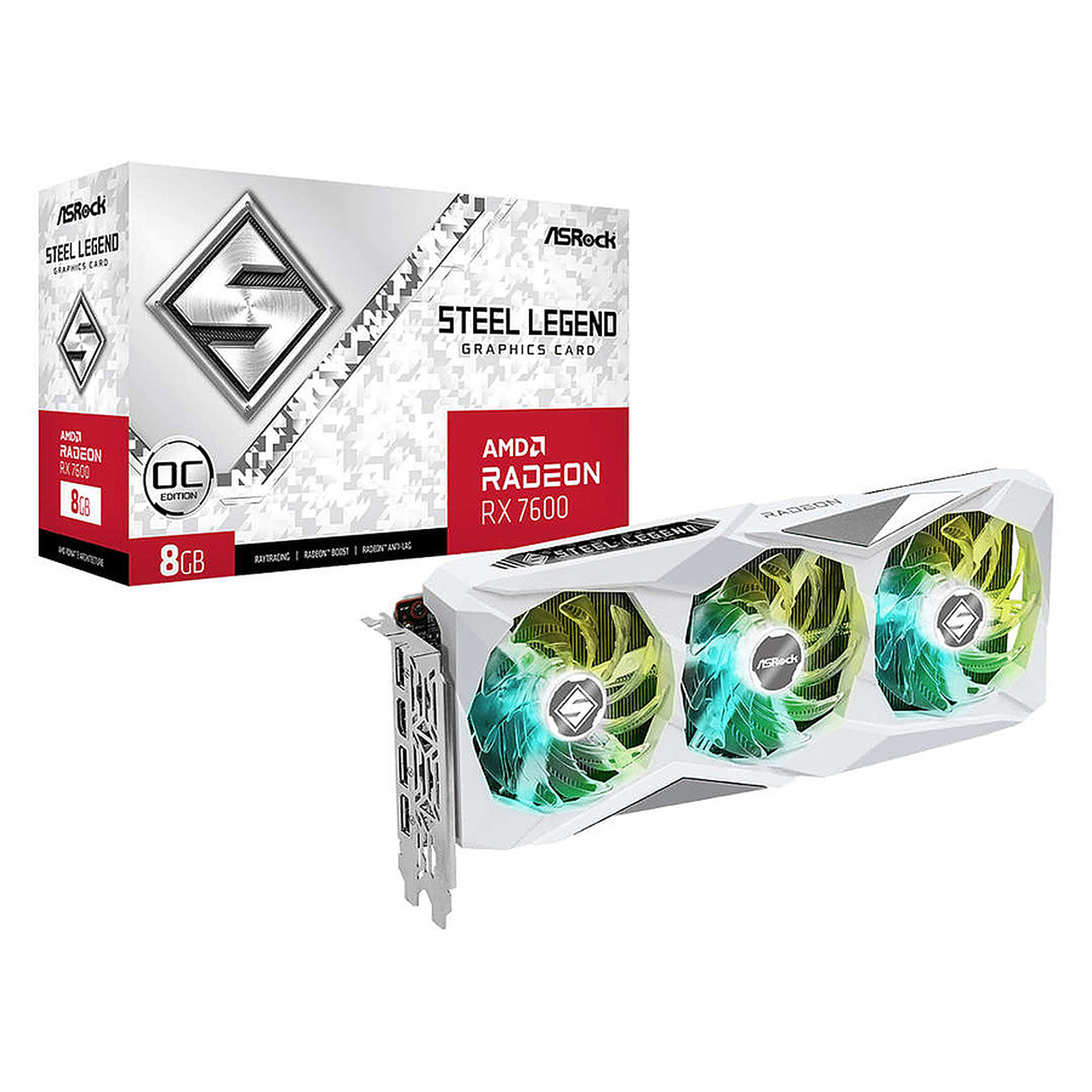 ASROCK ### Modèle du produit : AMD Radeon RX 7600 Steel Legend 8GB OC