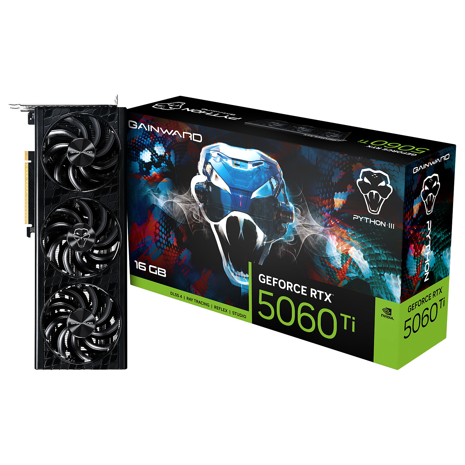 Gainward GeForce RTX 5060 Ti Python III 16GB (EXCLUSIVITE WEB)