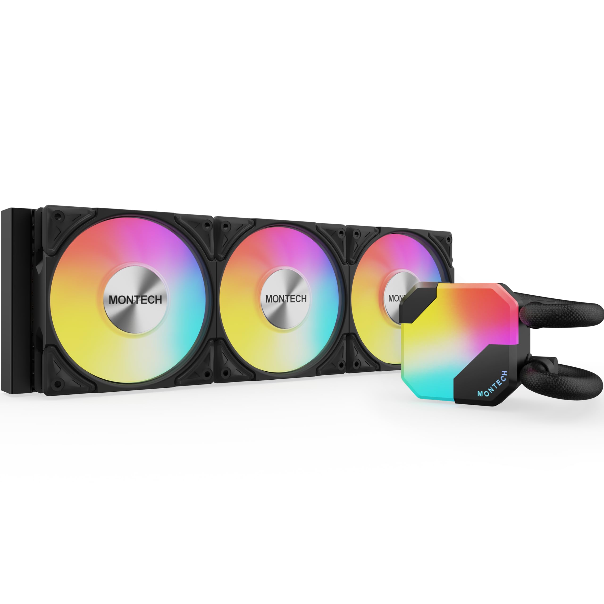 Montech Montech Kit Watercooling AIO HyperFlow RGB - 360mm (Noir)