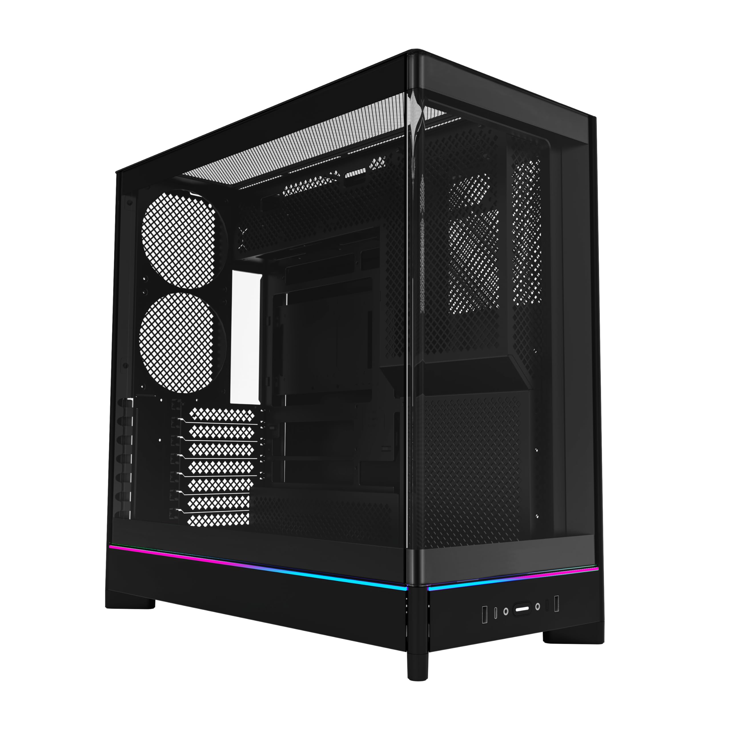Montech HS02 PC-Gehäuse, Midi-Tower, ATX, Tempered Glass, ARGB