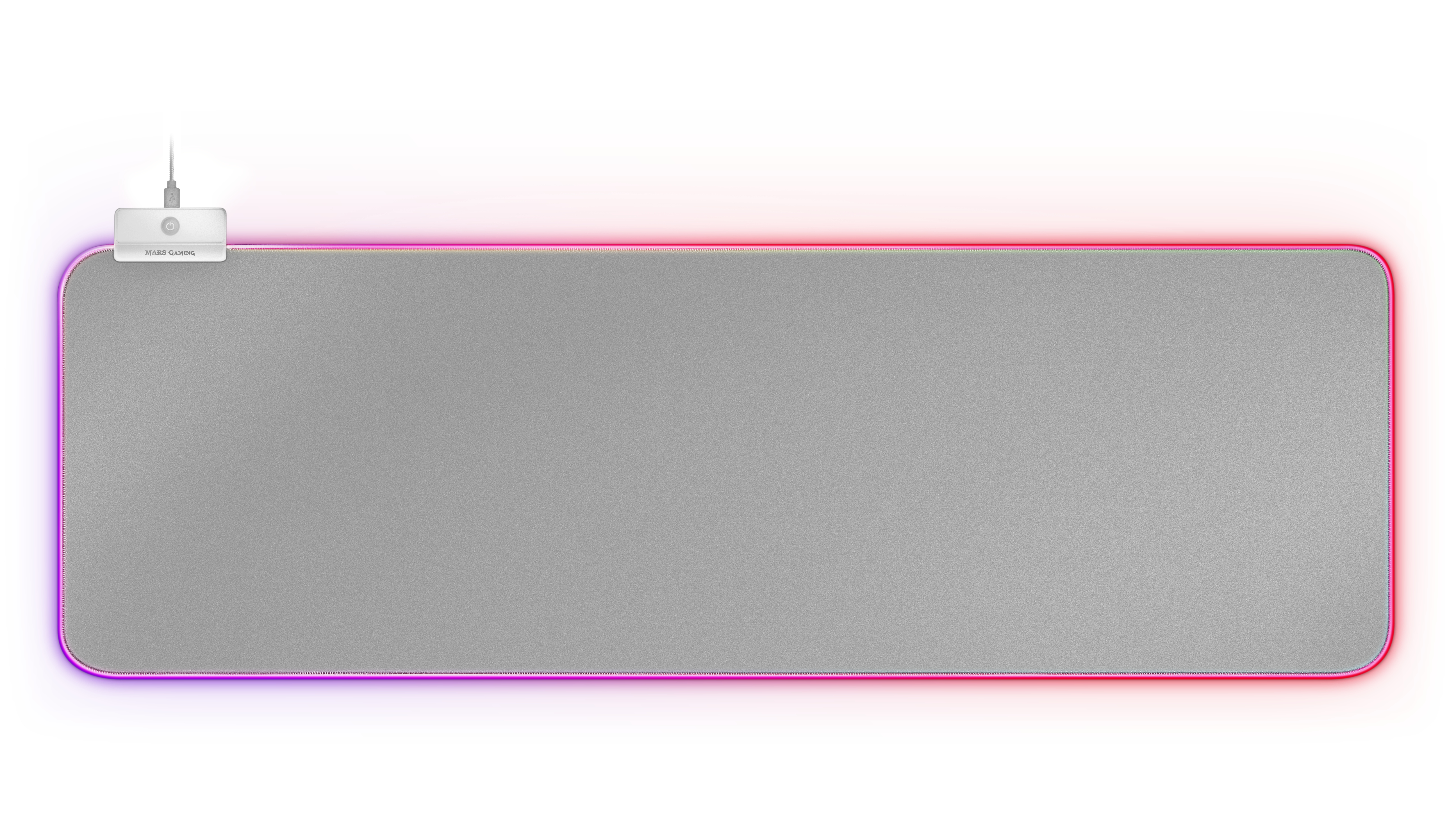 MARS GAMING Tapis de souris XXL (Gris/Blanc)