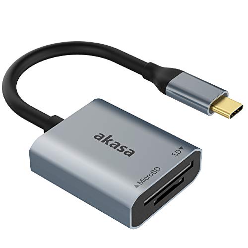 AKASA USB 3.2 Gen1 Type-C Dual Card Reader
