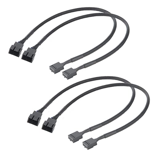AKASA Lüfterverlängerungskabel 4er Pack