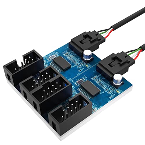AKASA Interner USB 2.0 Hub-Karte, inkl. 30cm USB Kabel