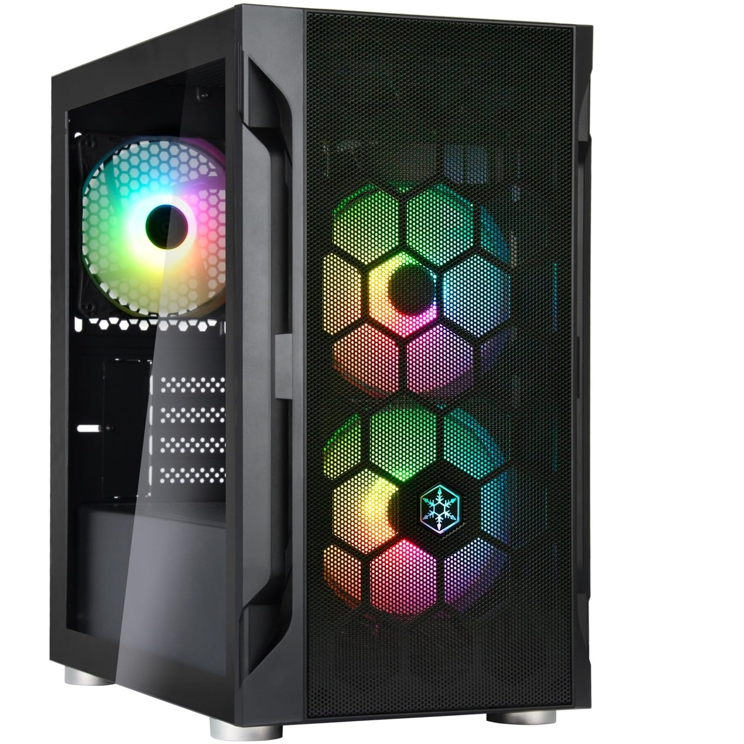 SILVERSTONE Fara H1M Pro Micro-ATX Boitier - Tempered Glass