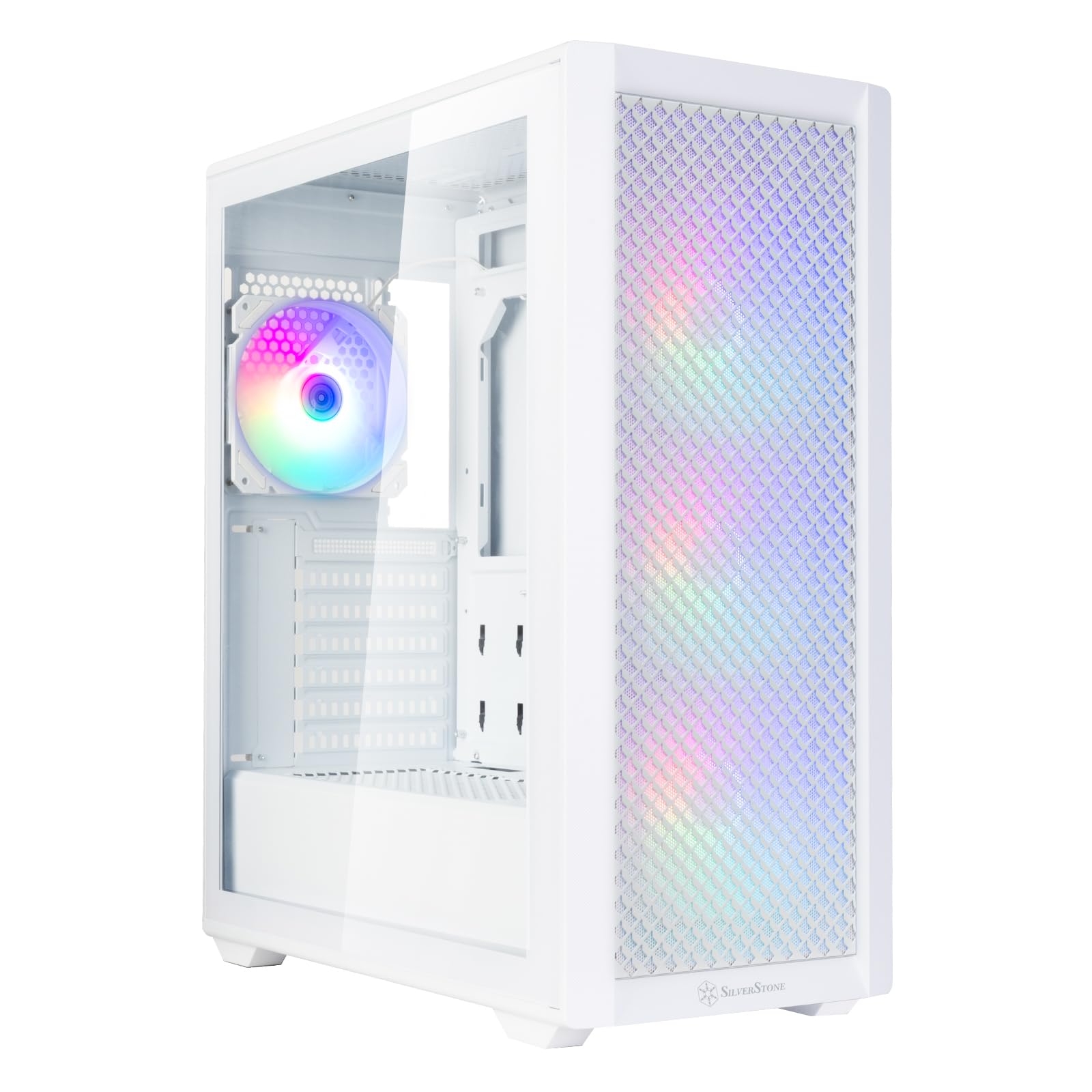 SILVERSTONE SilverStone SST-FA515XR-WG FARA Midi-Tower, ARGB, tempered glass
