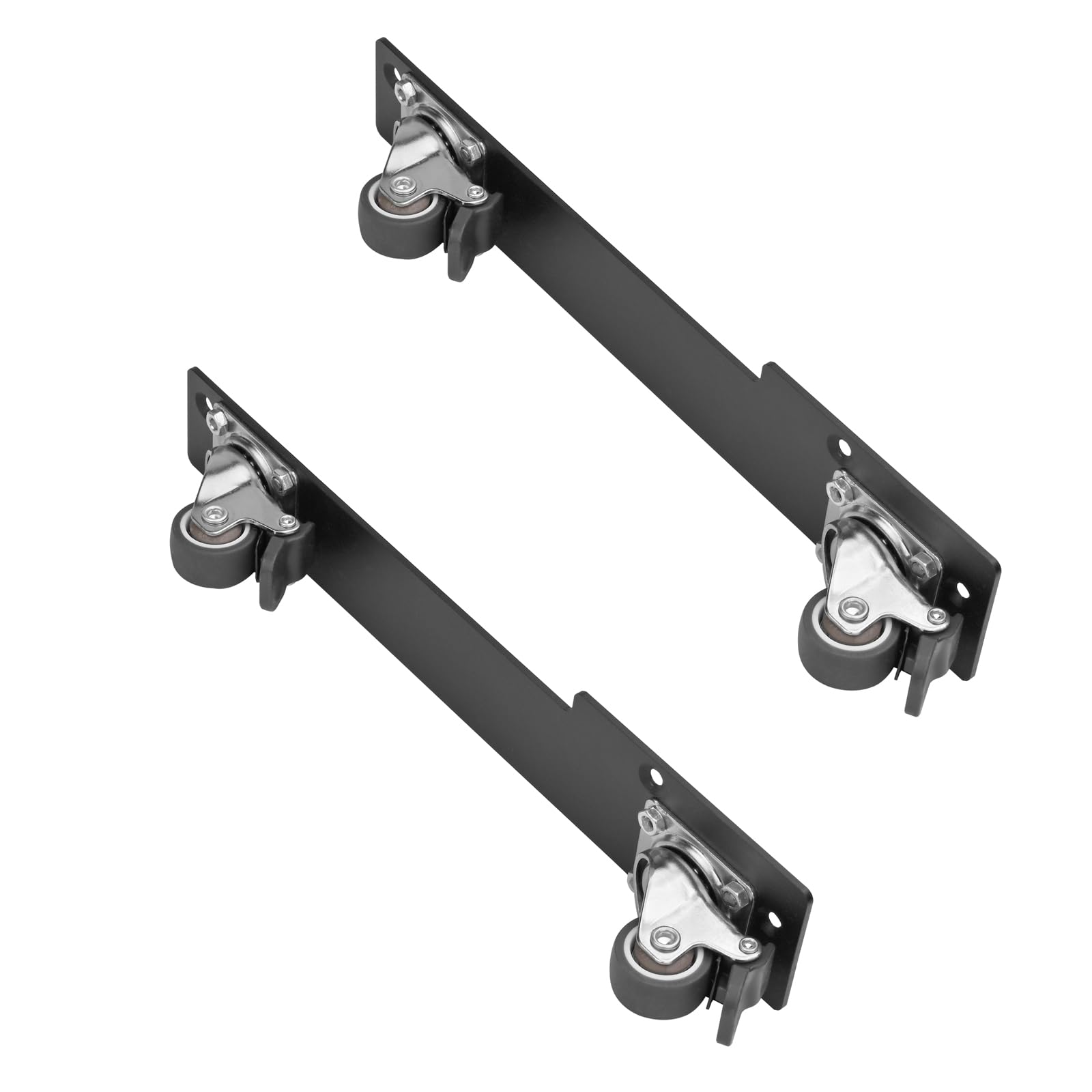 SILVERSTONE Satz avec 2 verbundenen 360Â°-Lenkrollen SST-RAC-SRW-002 (schwarz