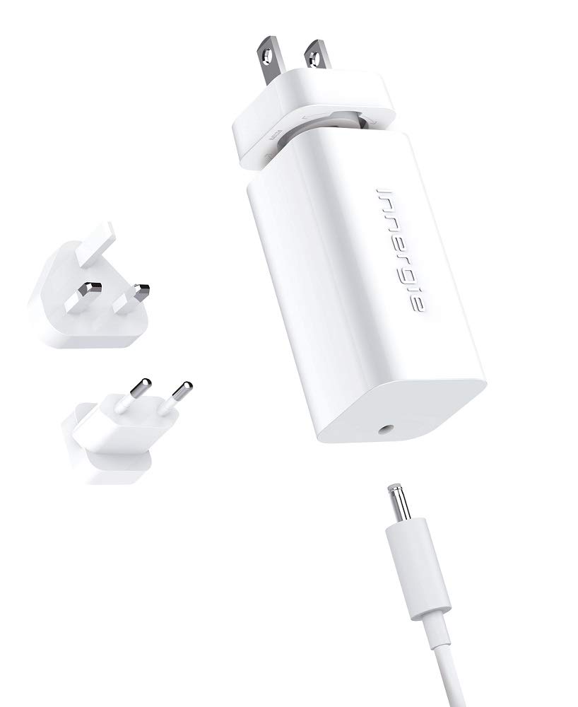 INNERGIE 65U Le plus petit Adptr. d alimentation 65W 6 embouts d alimentation pour portables Câble 1.5M Embouts voyage UE.UK et US