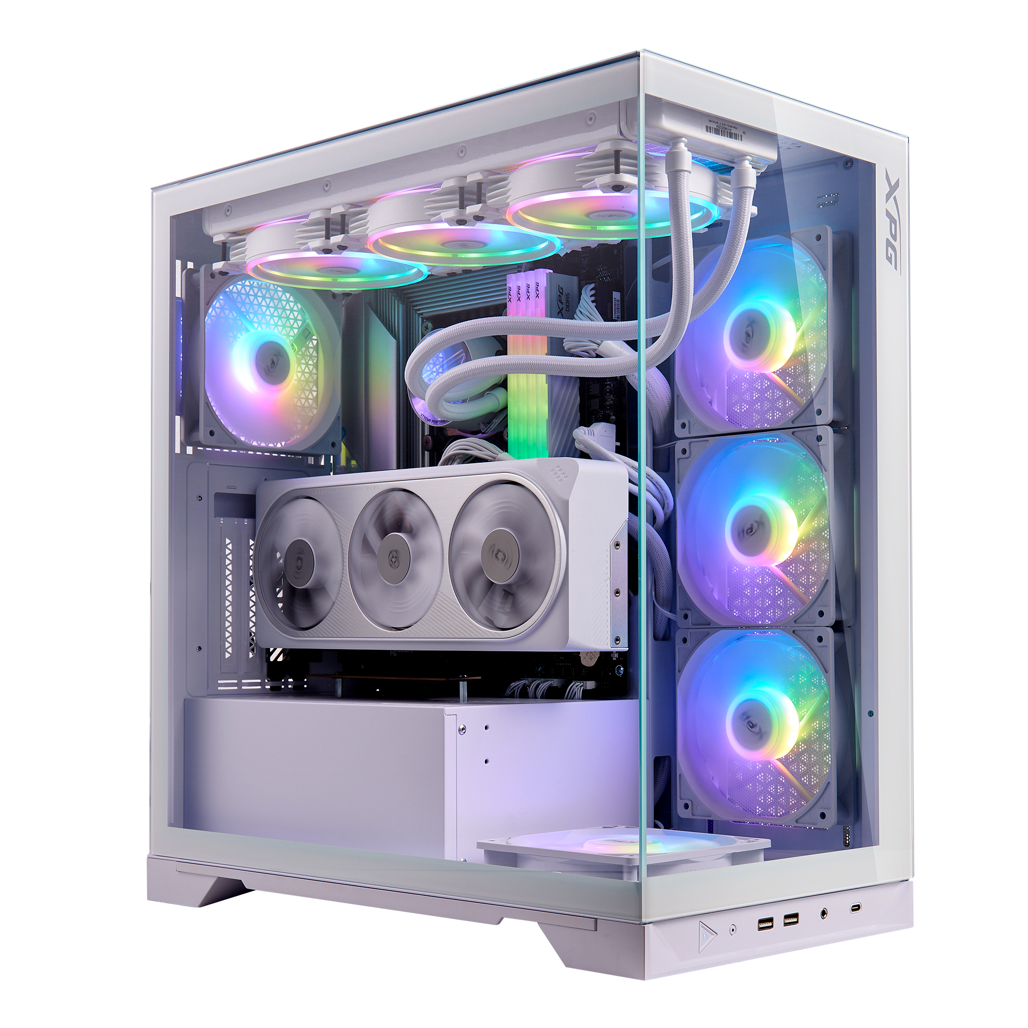 ADATA Boitier Moyen Tour ATX XPG Invader X RGB avec panneaux vitrés (Noir)