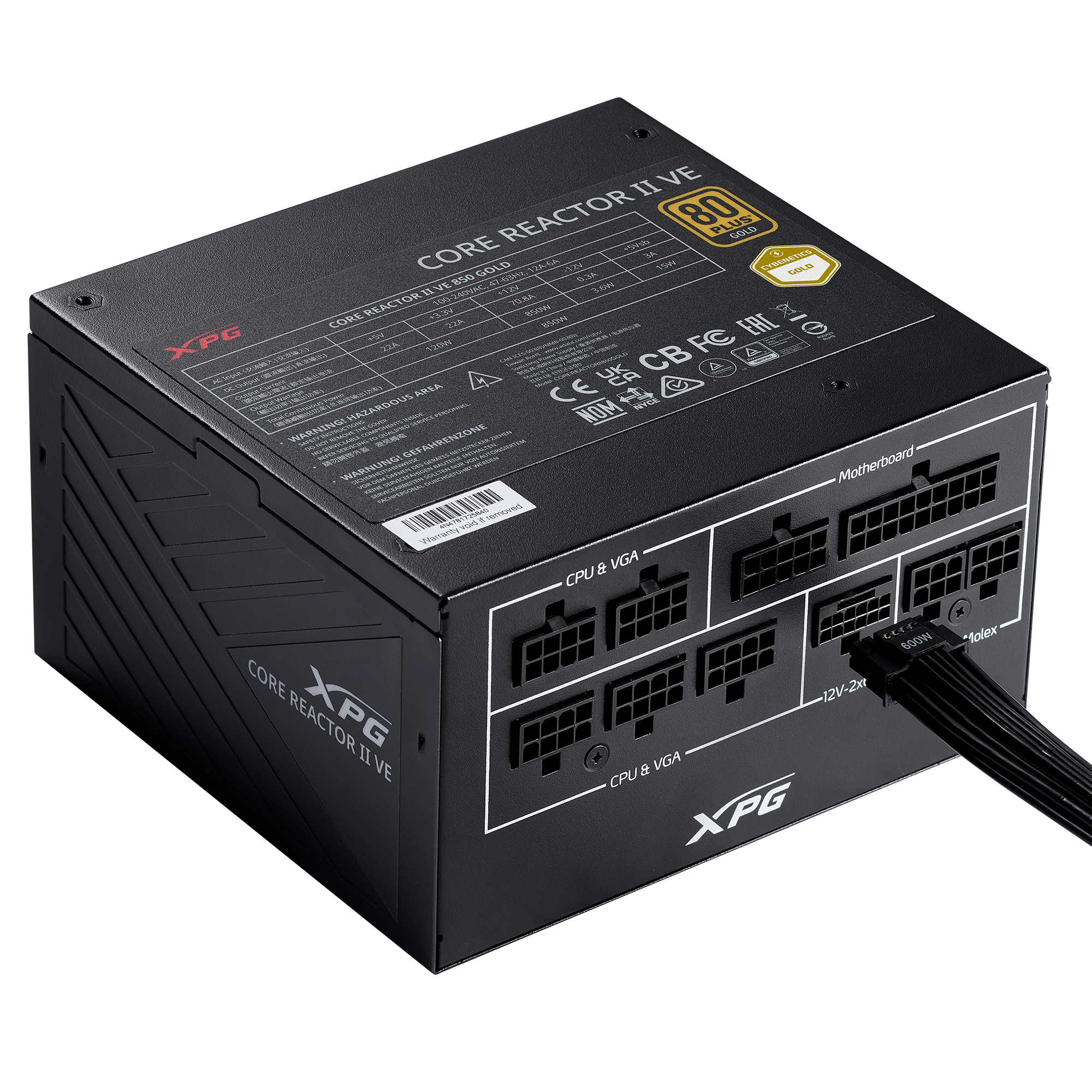ADATA Netzteil XPG CORE REACTOR II VE 650 (650W/ATX3.1) 80+ Gold retail
