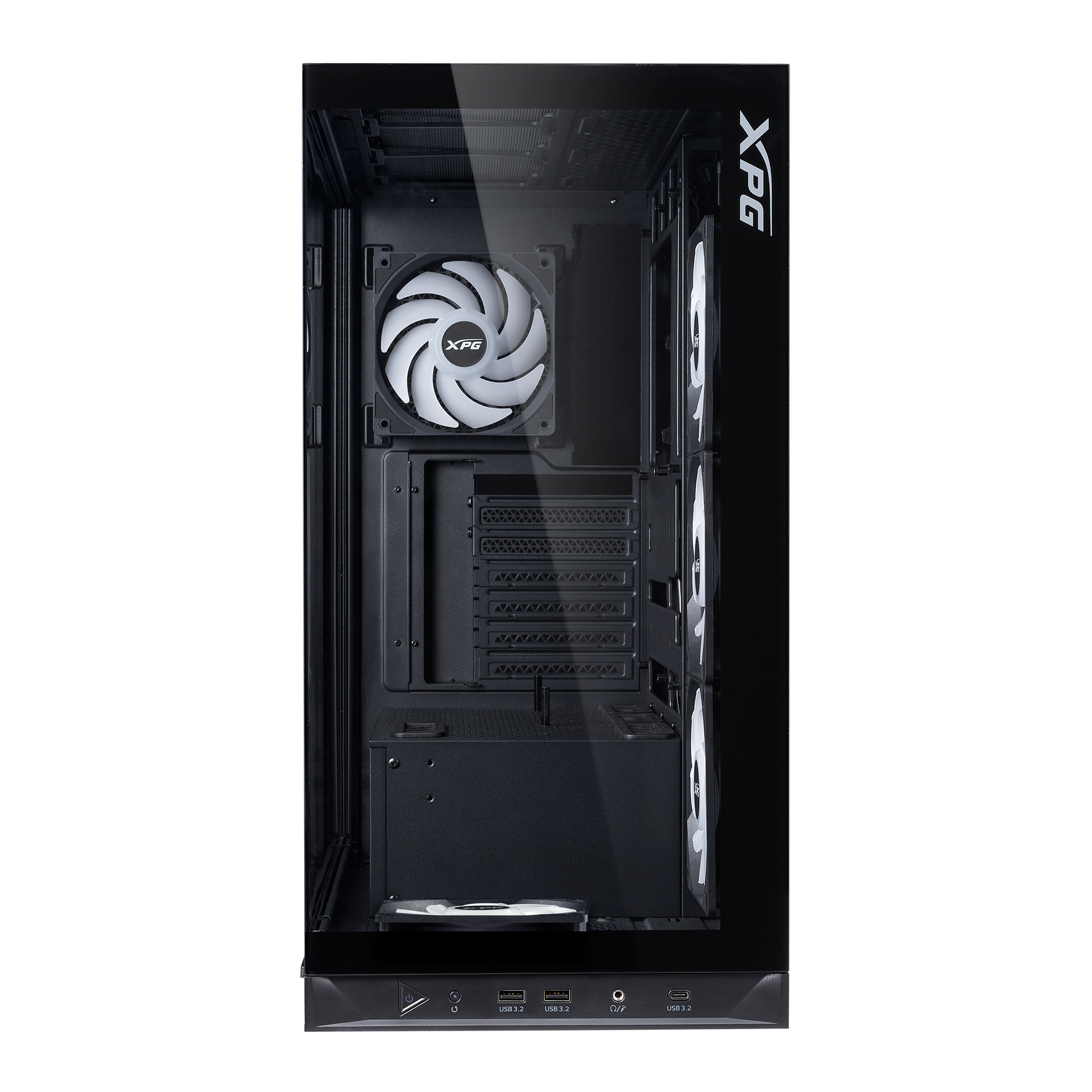 ADATA Boitier Moyen Tour E-ATX XPG Invader X BTF RGB avec panneaux vitrés (Noir)