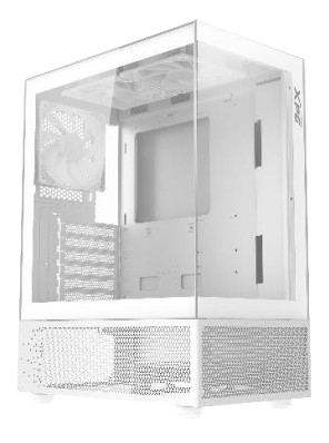ADATA Boitier Moyen Tour E-ATX XPG Invader X Mini RGB avec panneaux vitrés (Blanc)