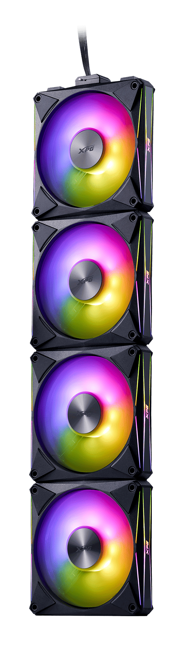 ADATA Lüfter XPG HURRICANE MAG 120 (120mm ARGB PWM Fan 4er Pack)BK retail