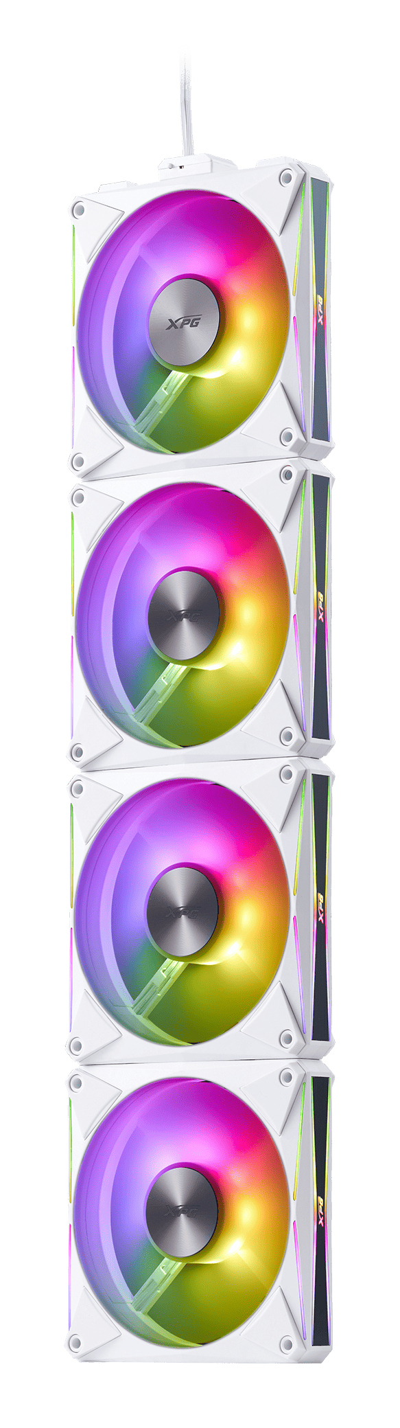 ADATA Lüfter XPG HURRICANE MAG 120 (120mm ARGB PWM Fan 4er Pack)WH retail