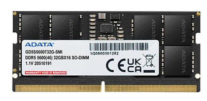 ADATA SO-DIMM 32 GB DDR5-5600 (1x 32 GB)