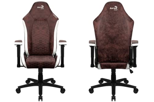 AEROCOOL Fauteuil Aerocool Crown AeroSuede (Marron/Blanc)