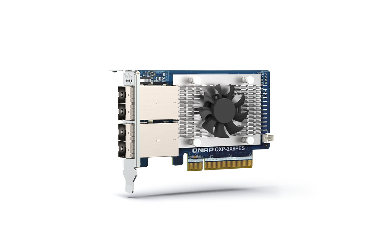 QNAP QNAP QXP-3X8PES 2 ports SFF-8644 1x2 Expansion card PCIe Gen3 x8 for QNAP PCIe JBOD series
