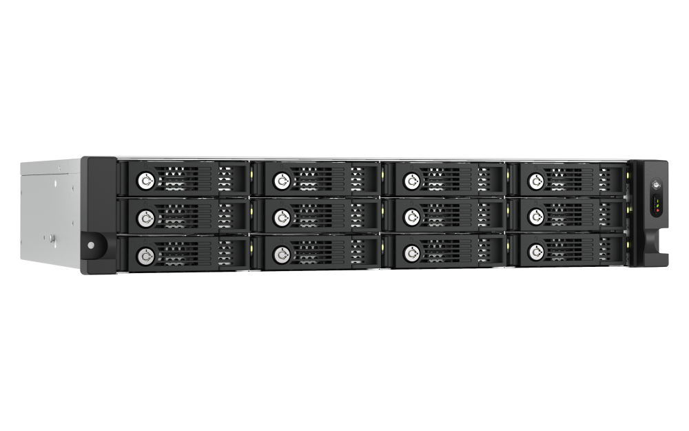 QNAP 12-bay 2U rackmount PCIe interface SATA