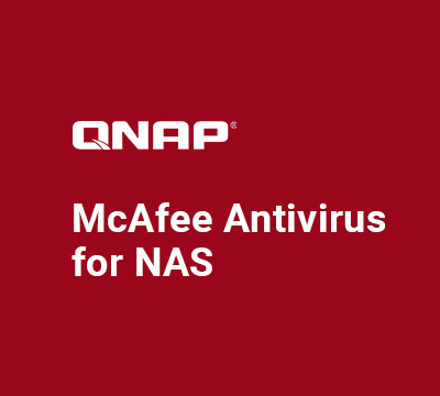 QNAP QNAP McAfee antivirus 5 years license Physical Package