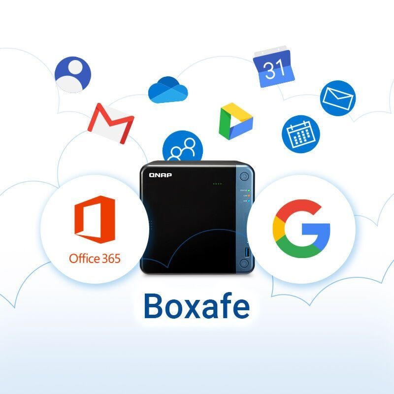 QNAP QNAP Boxafe for Microsoft 365 10 Users 1 Year Physical Package