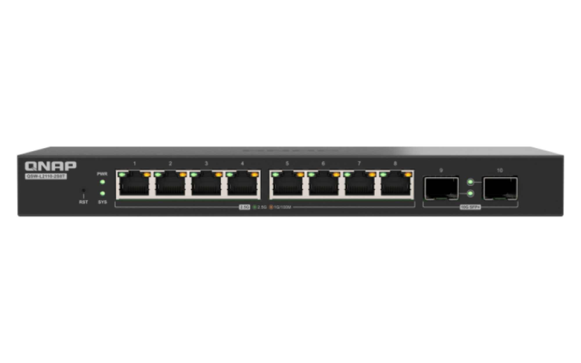 QNAP QSW-L3208-2C6T 8 ports 2.5GbE RJ45