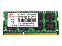 GSKILL SODIMM 4 Go DDR3-SDRAM PC3-8500