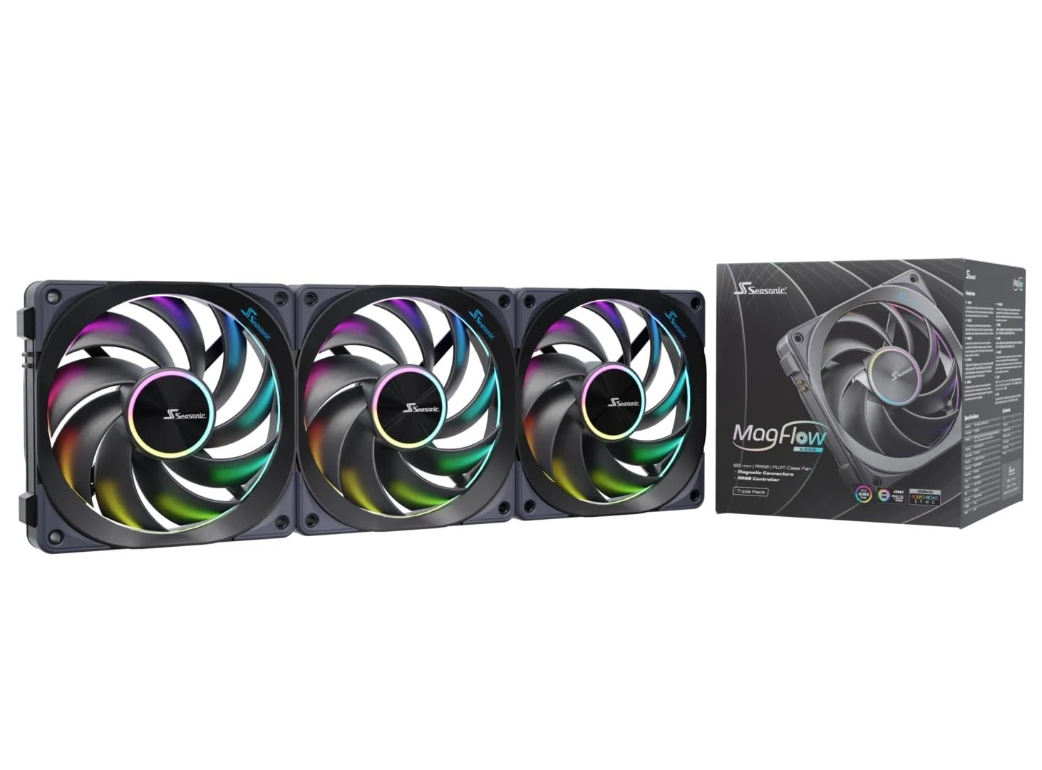 Seasonic MagFlow 1225 ARGB PWM Ventilateur