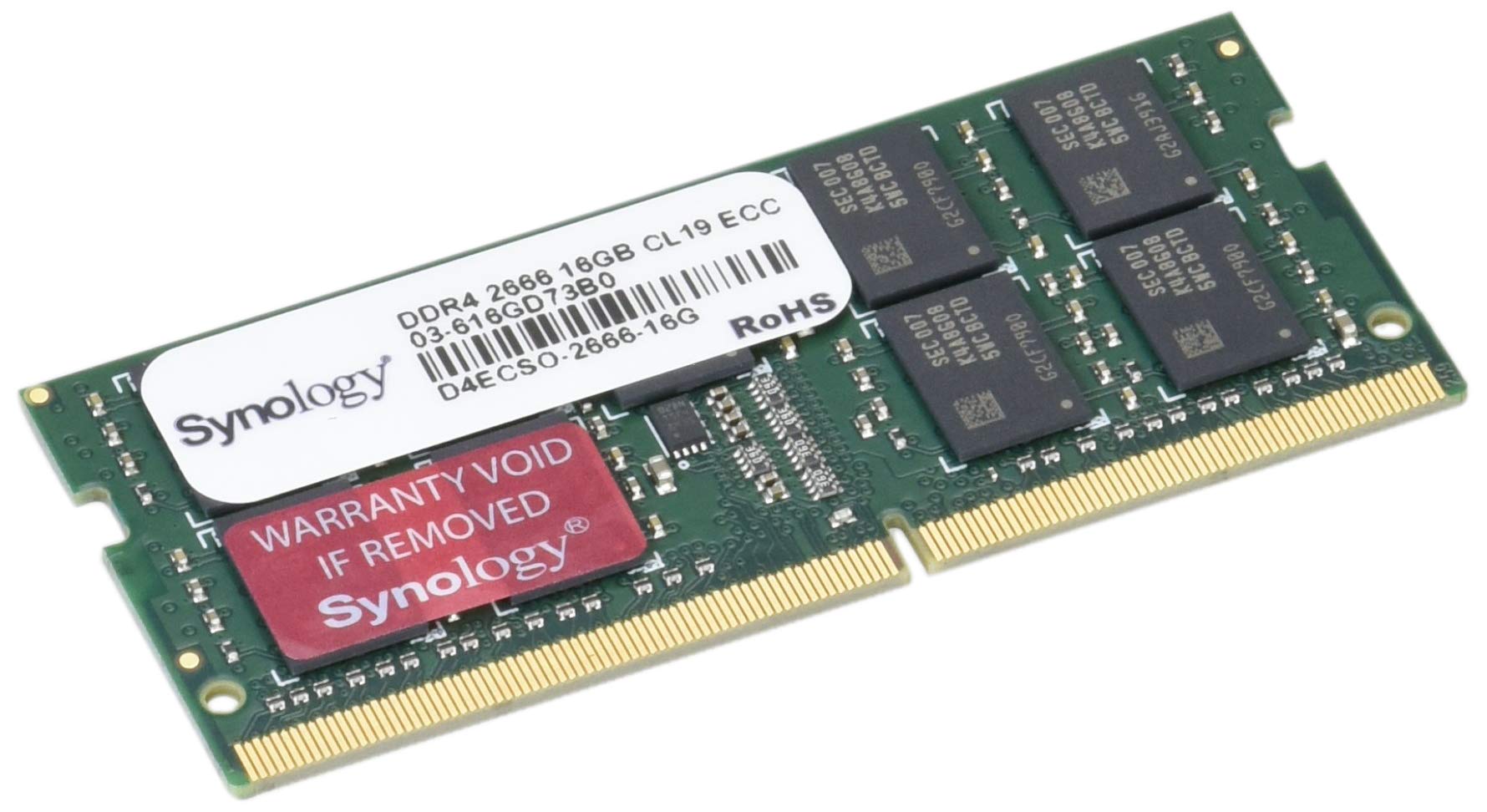 SYNOLOGY 16 Go (1 x 16 Go) DDR4 ECC Un-buffered SO-DIMM 2666 MHz