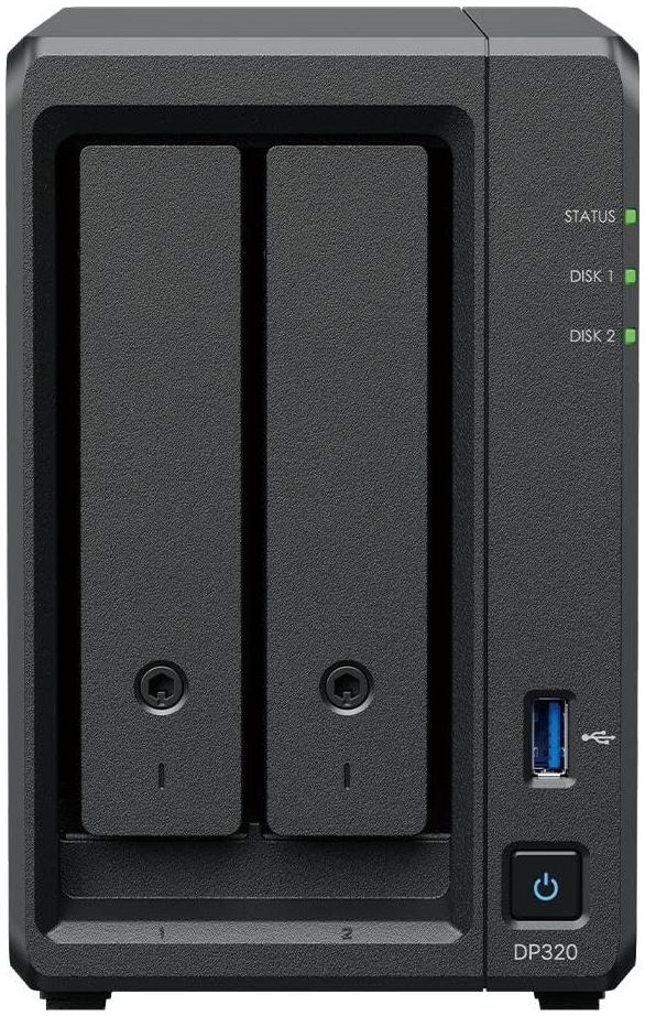 SYNOLOGY DP320 Backup Solution 2 Sockets AMD Ryzen Embedded R1600 8Go Memory