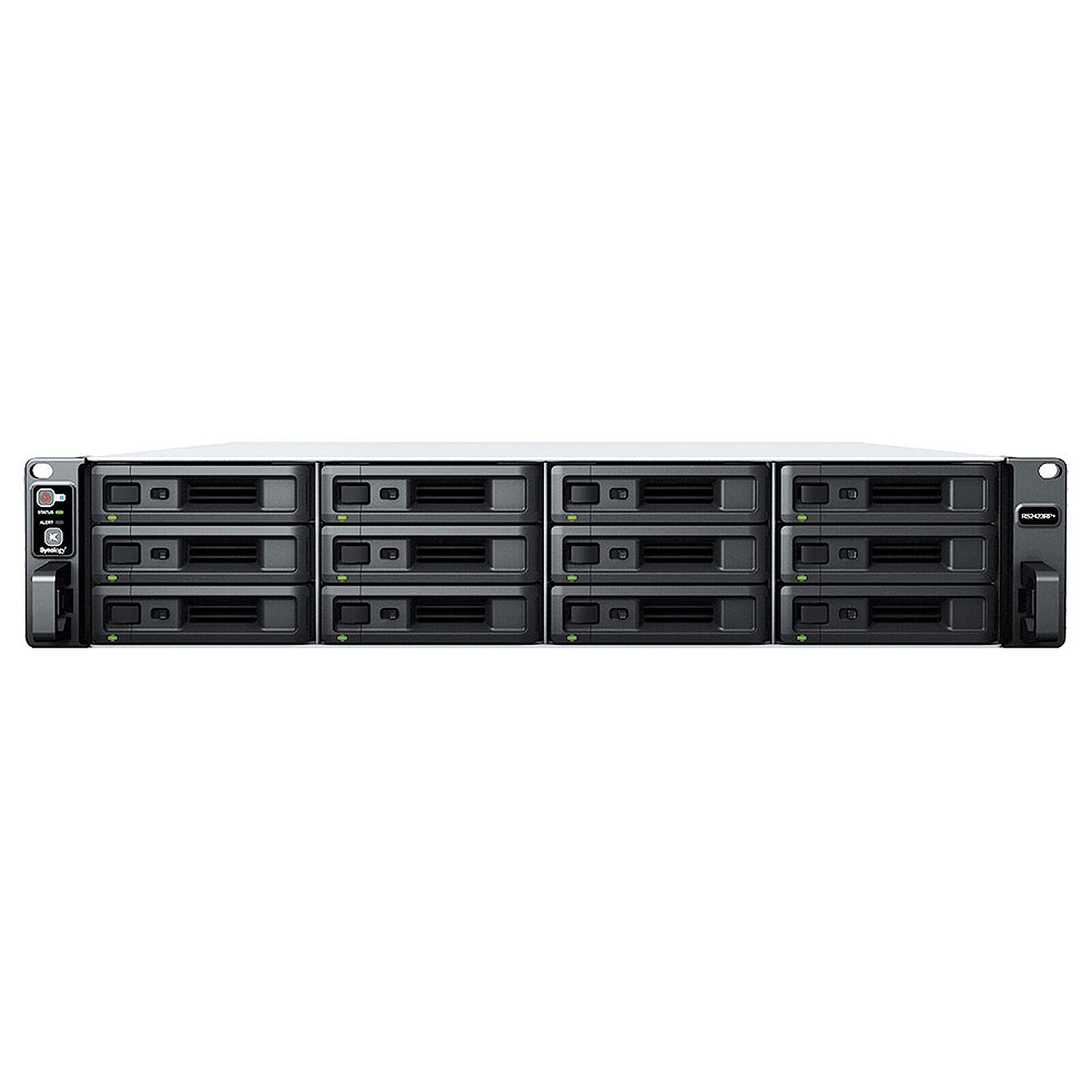 SYNOLOGY RS2423RP+II 12-BAY Rackstation AMD Ryzen Embedded V1780B 8Go RAM HDD/SSD Only