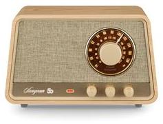 Sangean WR-101 AM FM Bluetooth AUX Chêne Blanc