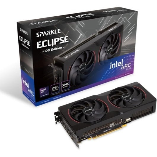 SPARKLE Tarjeta Gráfica  Intel Arc B570 Eclipse OC 10GB GDDR6