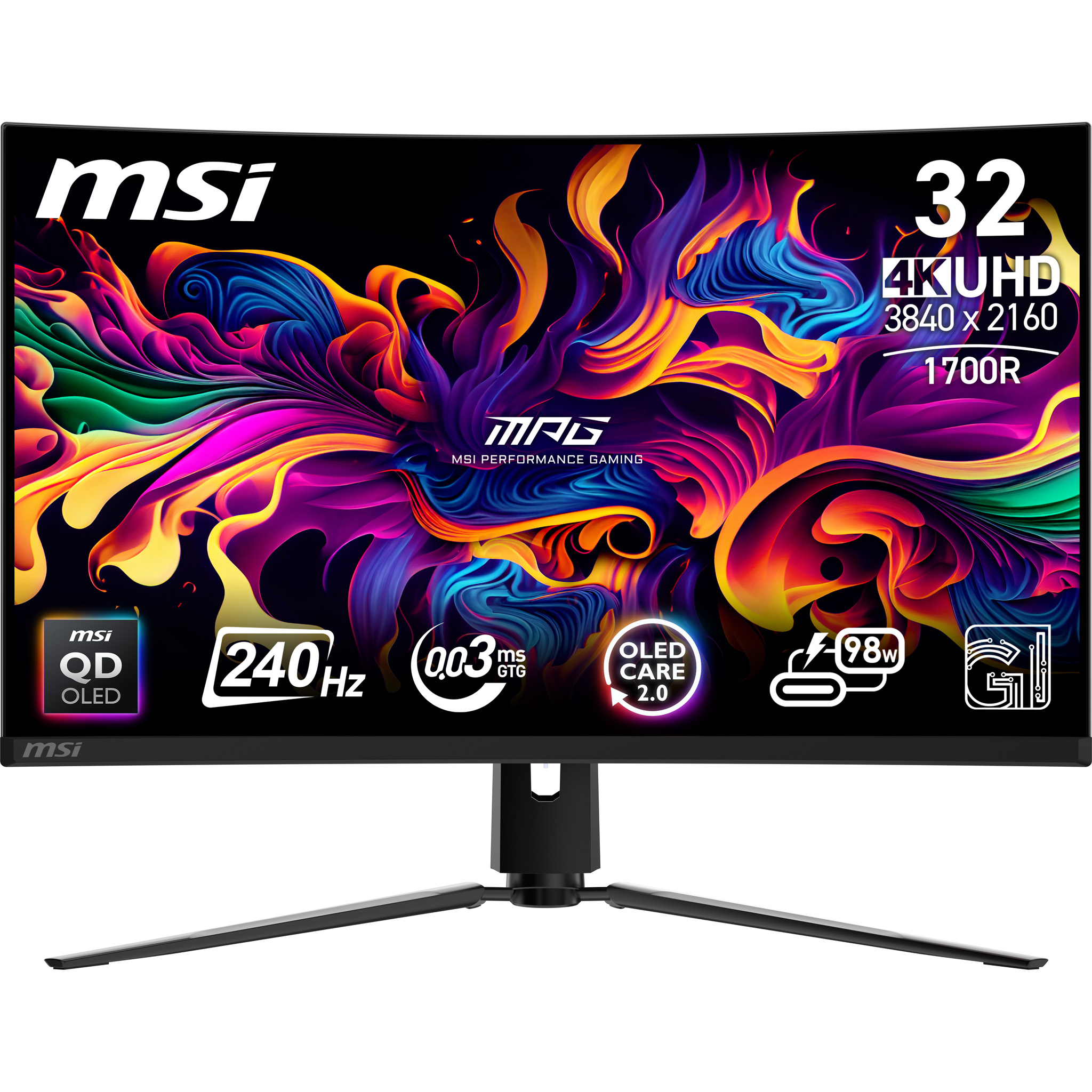 MSI MPG 321CURX QD-OLED écran plat de PC 80 cm (31.5