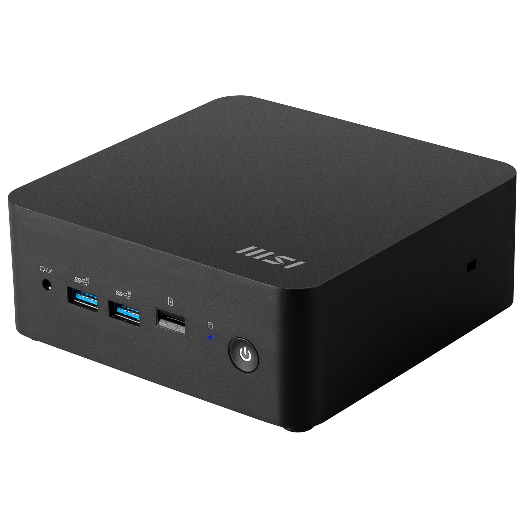MSI Cubi NUC 1MG-003EU Intel Core 3 100U 8 Go DDR5-SDRAM 512 Go SSD Windows 11 Pro Mini PC Noir
