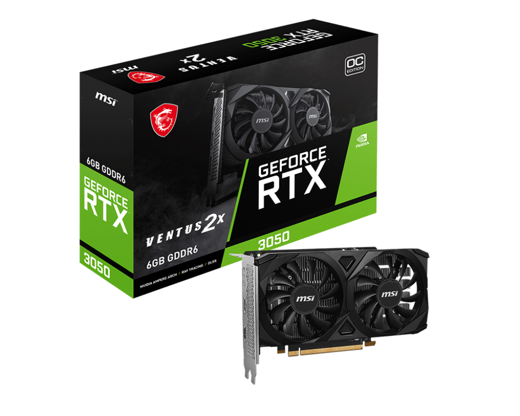 MSI GeForce RTX 3050 VENTUS 2X E 6G OC