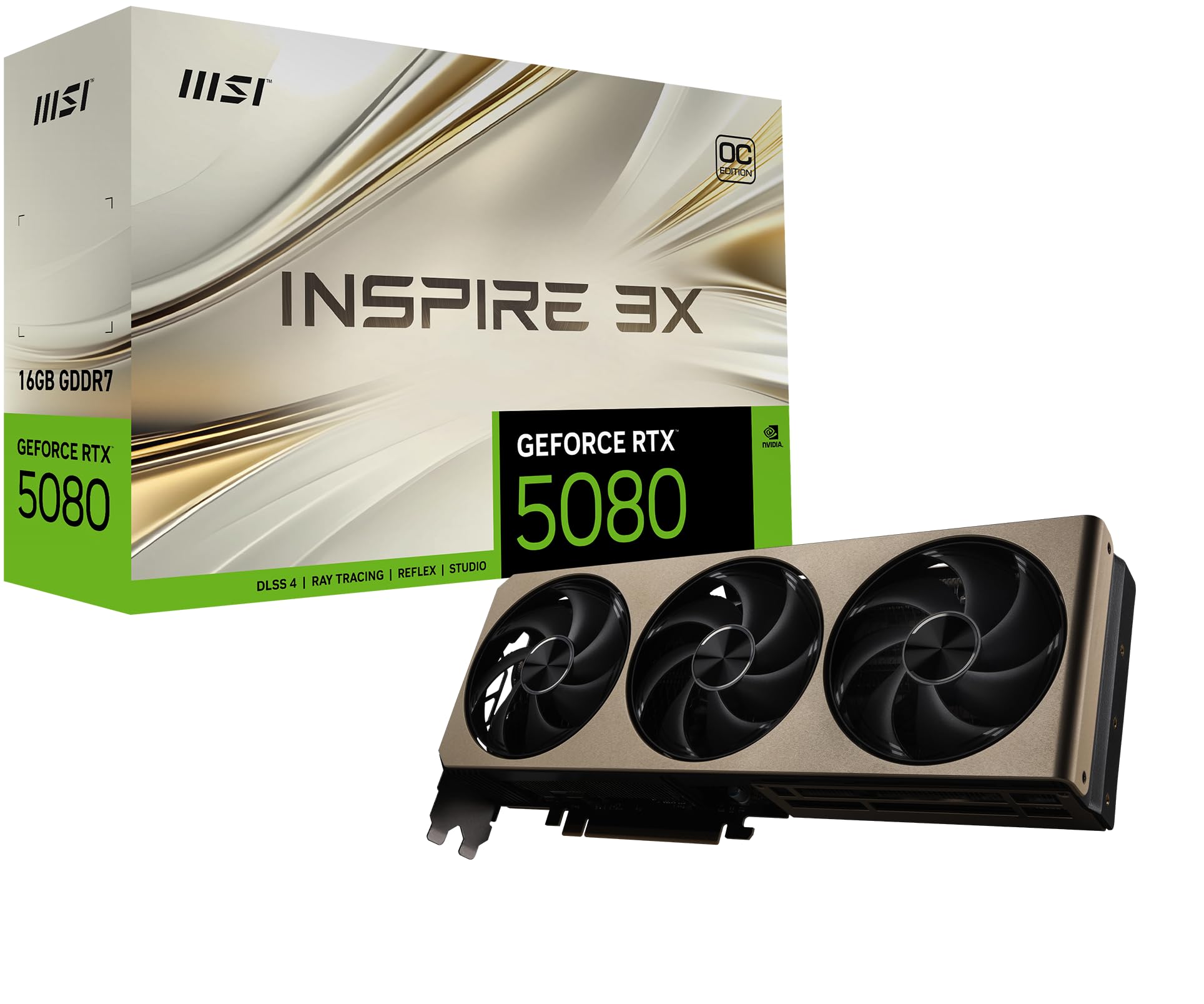 MSI RTX 5080 16G INSPIRE 3X OC