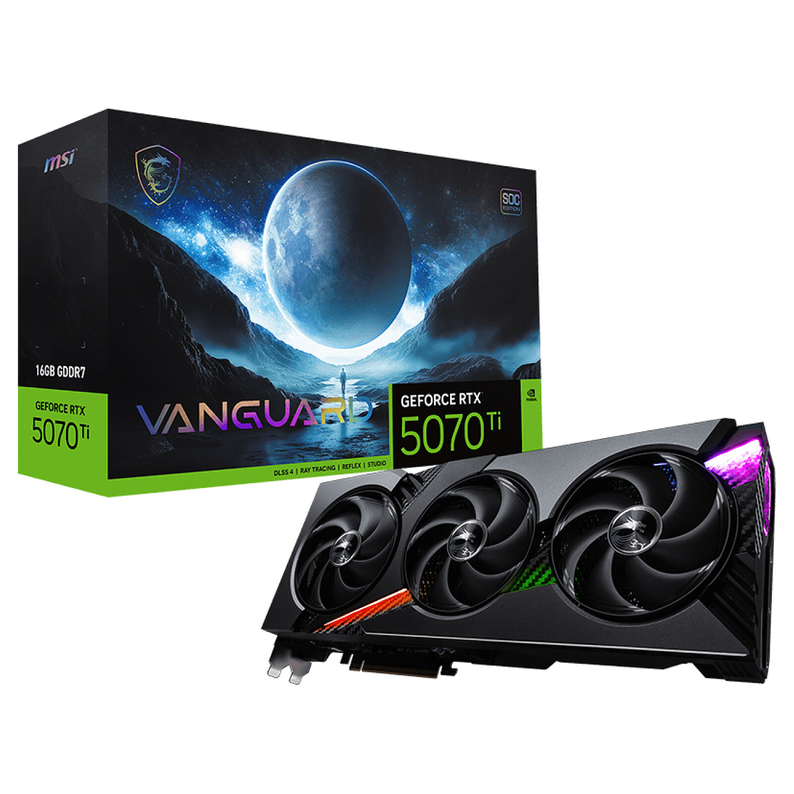 MSI RTX 5070 Ti 16G VANGUARD SOC