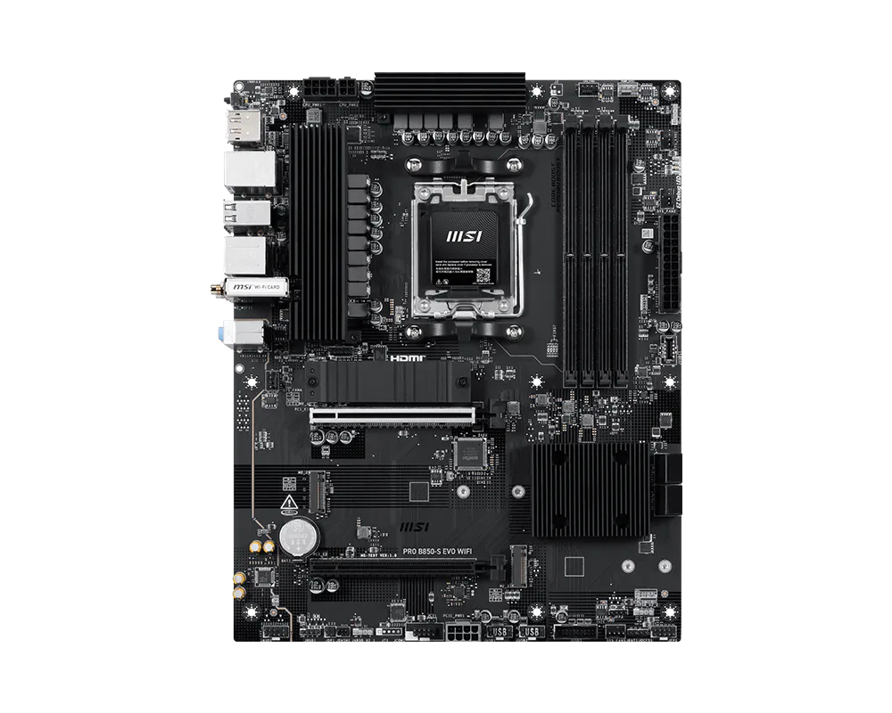 MSI Pro B850-S Evo WiFi              (B850,AM5,ATX,DDR5)