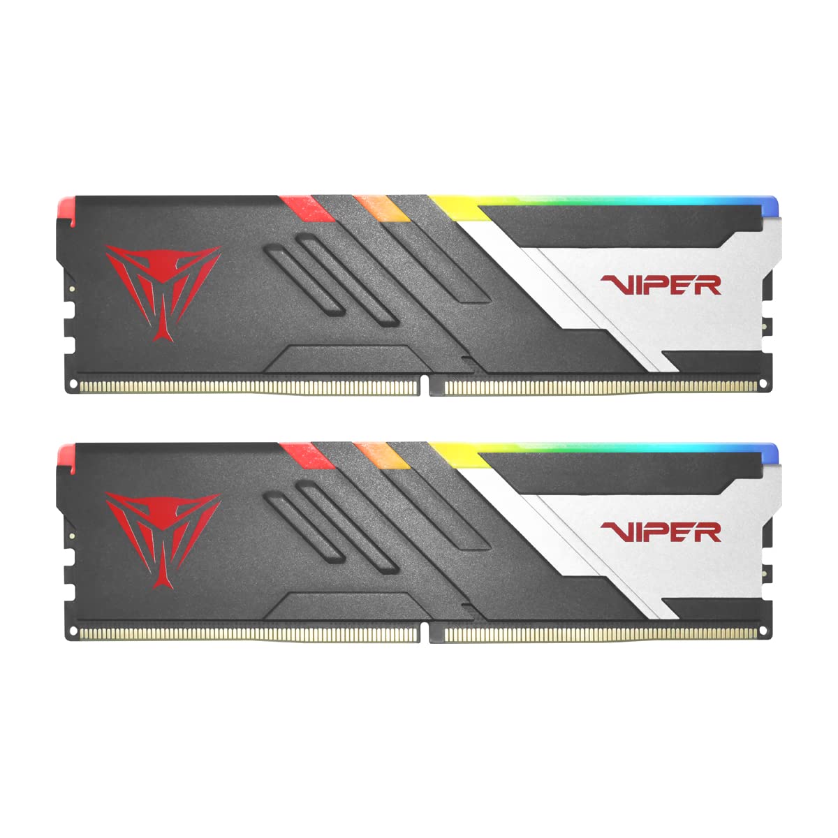 PATRIOT Kit Barrettes mémoire 32Go (2x16Go) DIMM DDR5 Viper Venom RGB PC5-57600 (7200 MHz) (Noir)