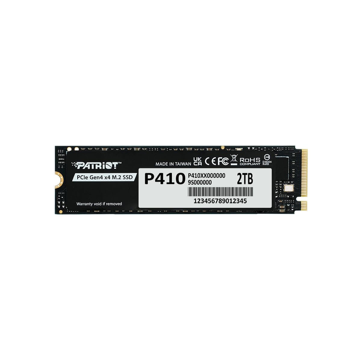 PATRIOT P410 SSD, PCIe 4.0 M.2 2280