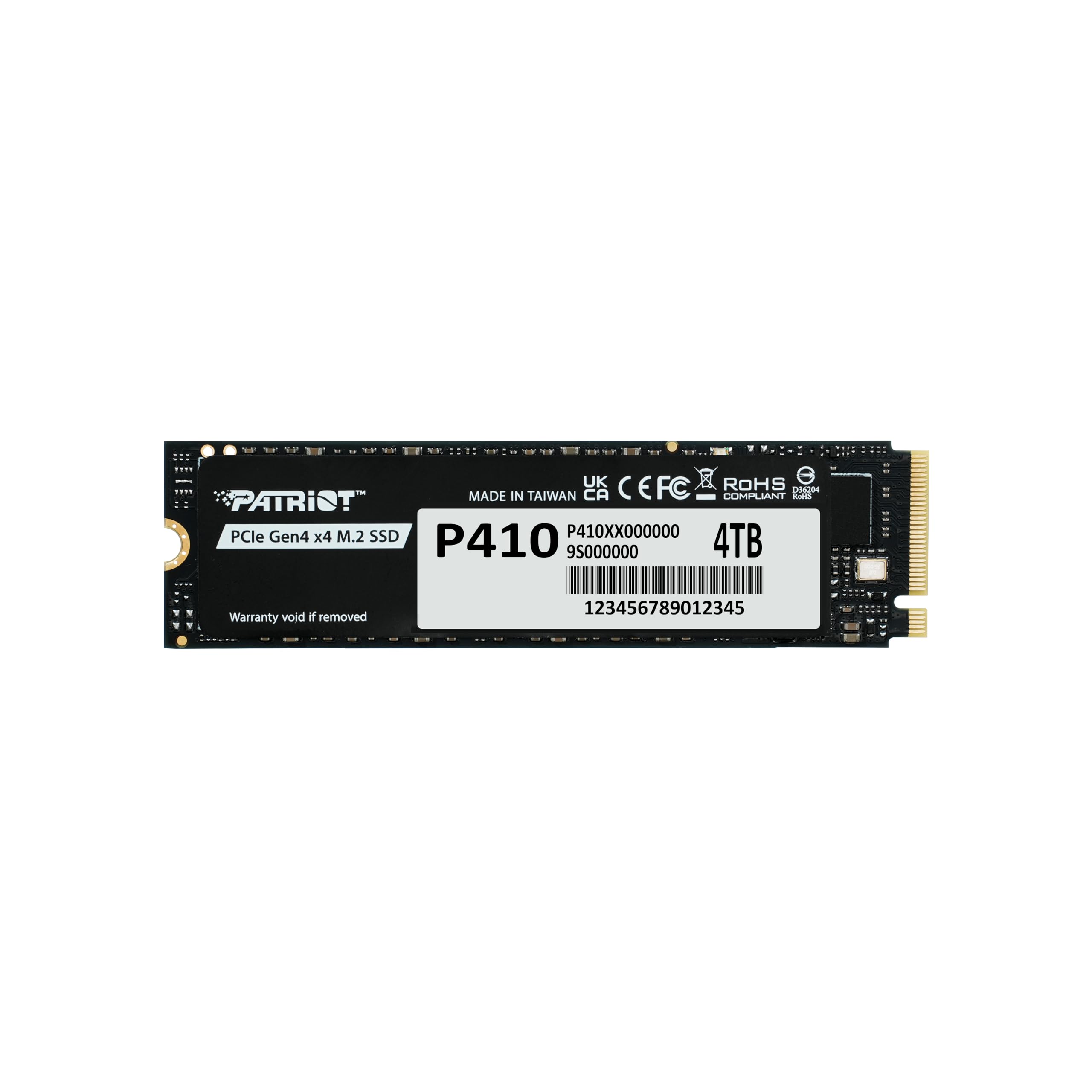 PATRIOT P410 SSD, PCIe 4.0 M.2 2280