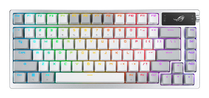 ASUS Clavier mécanique ROG Azoth Moonlight White