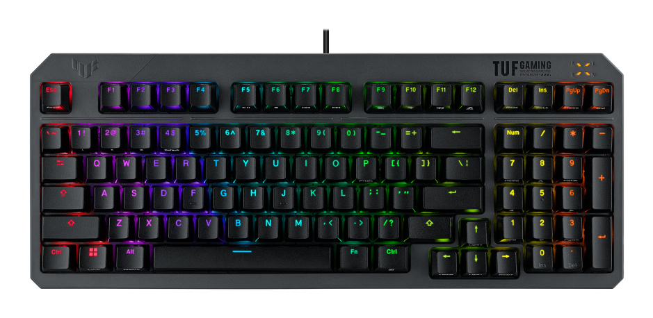 ASUS ASUS TUF Gaming K3 Gen II Clavier de jeu mécanique Switch RGB Opto-mécanique QWERTY Espagnol Noir