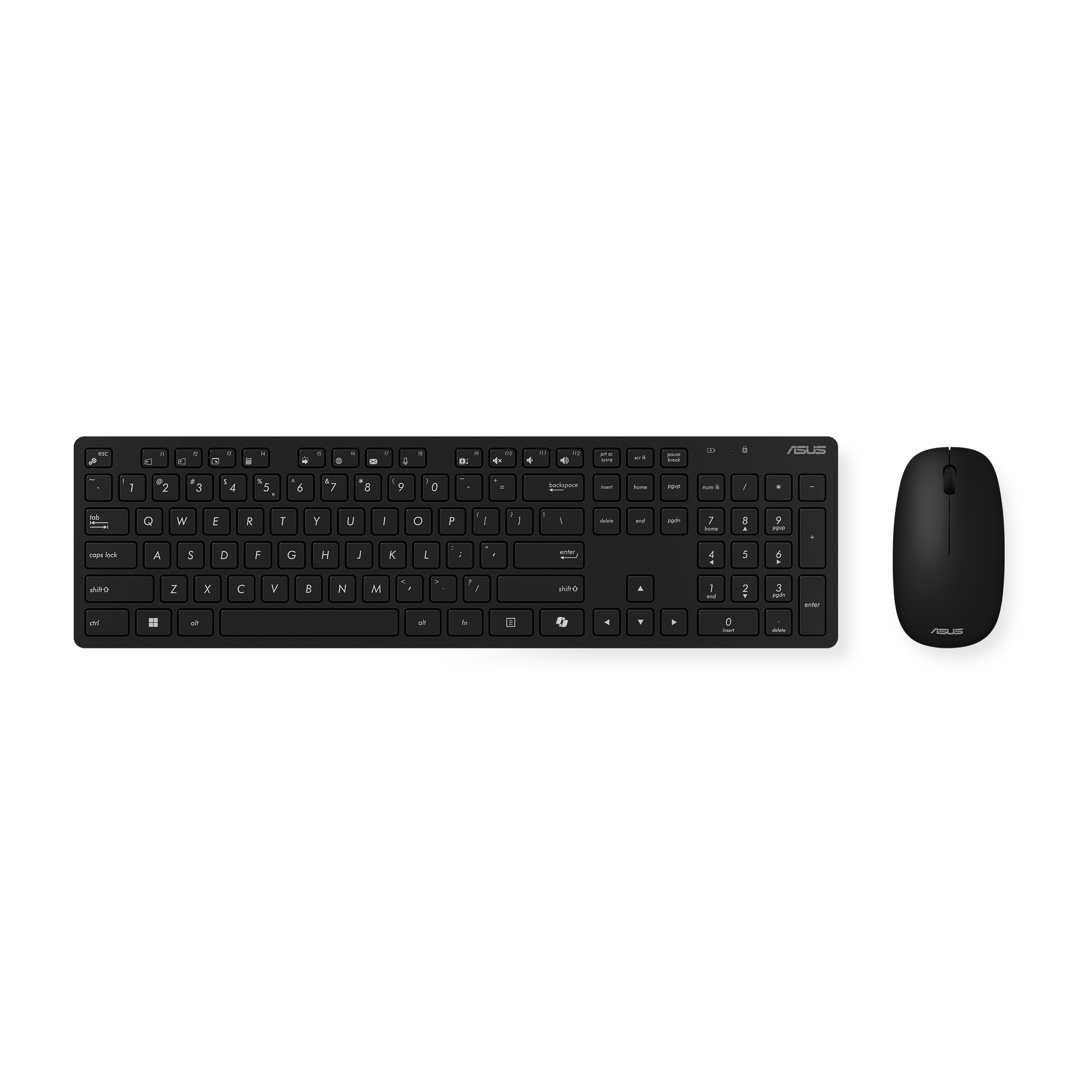 ASUS Asus W5000 kabelloses Tastatur-Maus-Set, dt. Layout, Schwarz