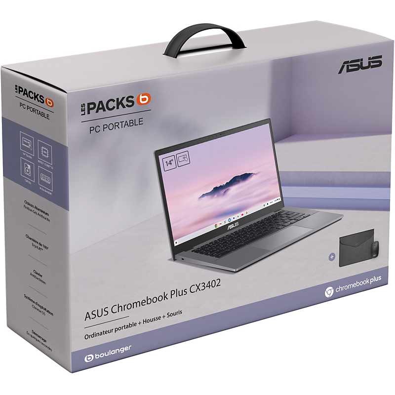 ASUS chromebook plus pack cx3402cva-mw0512