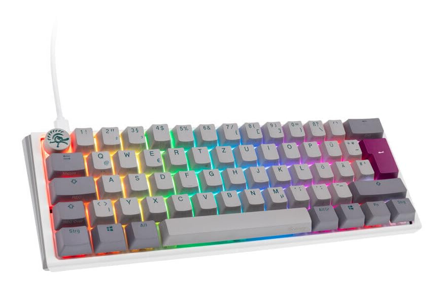 Ducky One 3 Mist Grey Mini Gaming Tastatur, RGB LED