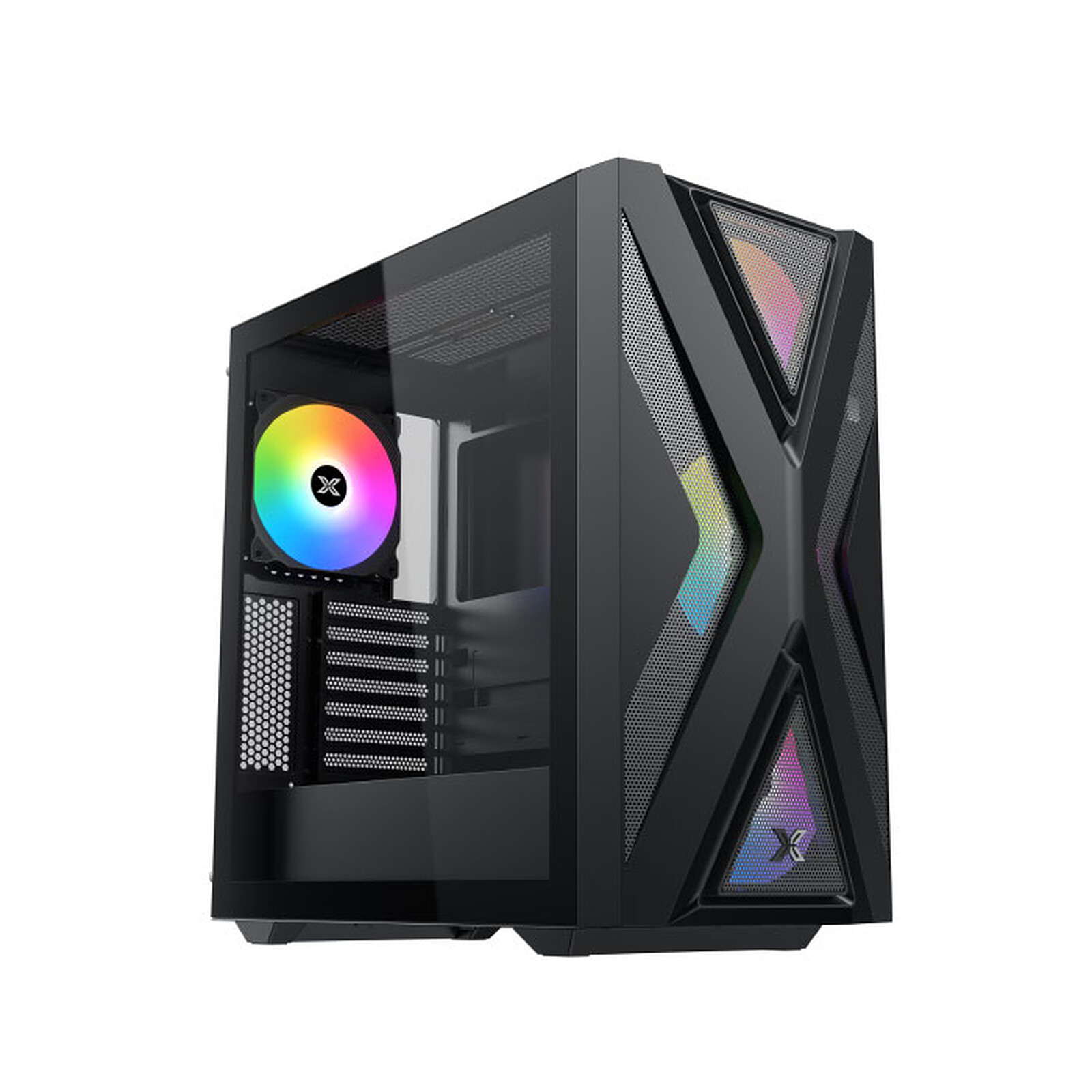 Xigmatek Boitier Moyen Tour E-ATX Hyperion RGB avec panneau vitré