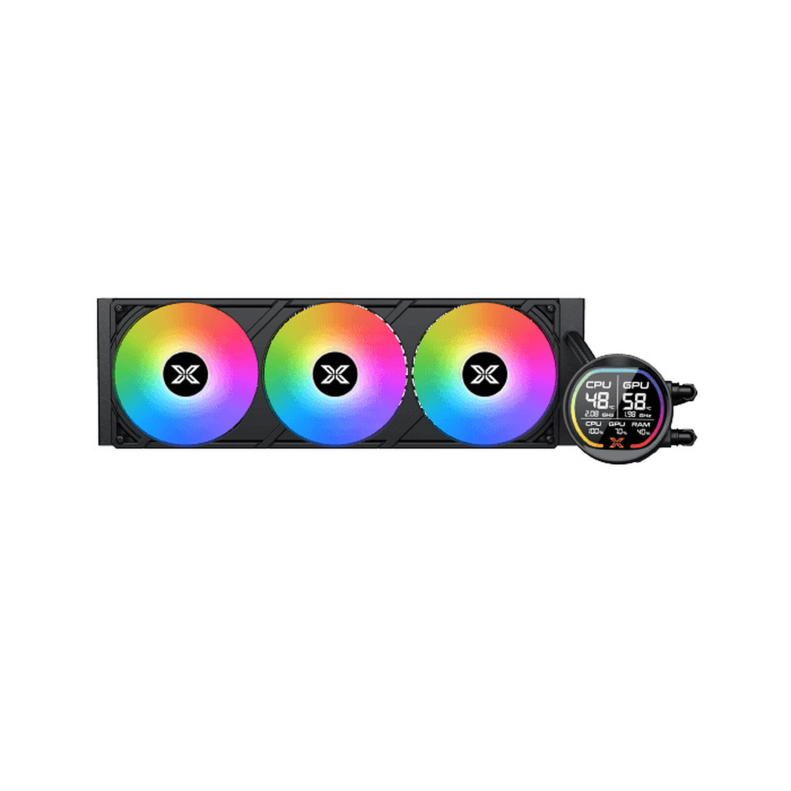 Xigmatek Kit Watercooling AIO Liquid Killer Pro Digital RGB - 360mm (Noir)