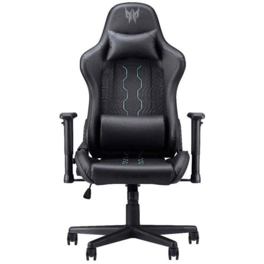 ACER PGC330 Chaise gaming universelle, acier, 120 kg, noir/bleu, 4D armrest